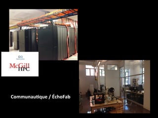 Communau0que 
/ 
ÉchoFab 
 