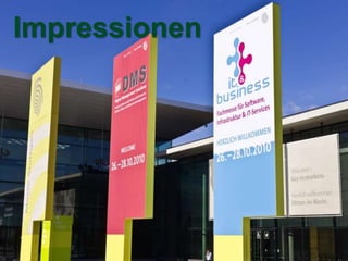 Impressionen 
DMS EXPO 2014 – Zeit für ein Jubiläum? Dr. Ulrich Kampffmeyer DMS EXPO 2014 110 
 