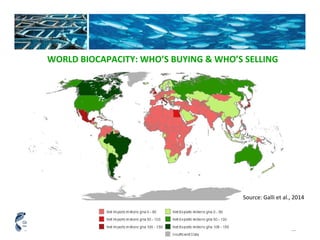 WORLD BIOCAPACITY: WHO’S BUYING & WHO’S SELLING 
Source: Galli et al., 2014 
 