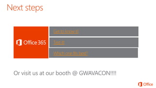 Test it! 
Which one fits best? 
Get to know it!  