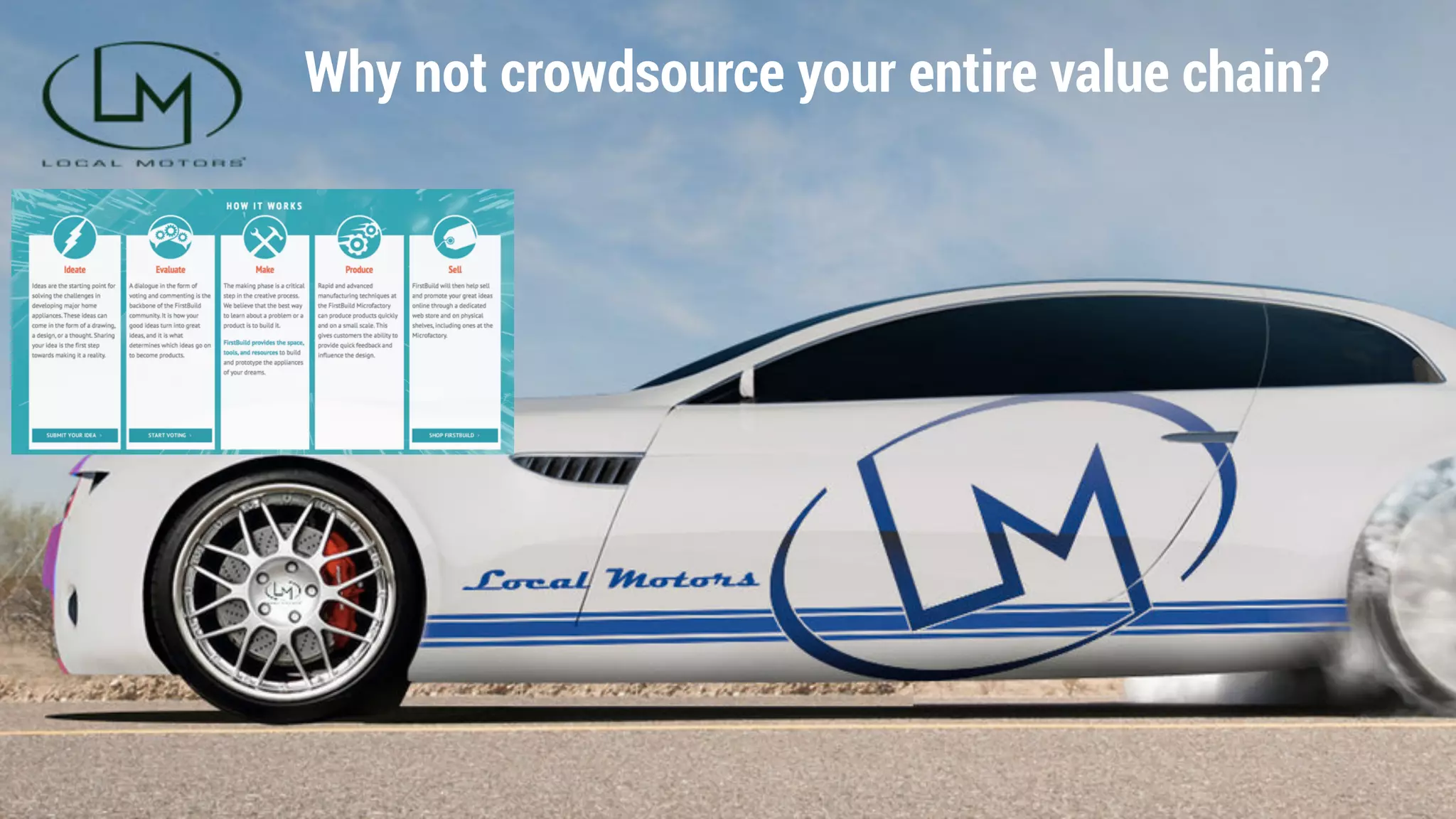 Why not crowdsource your entire value chain? 
Making online work happen 
October 2014 
 