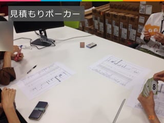 ⾒見見積もりポーカー 
23 
 