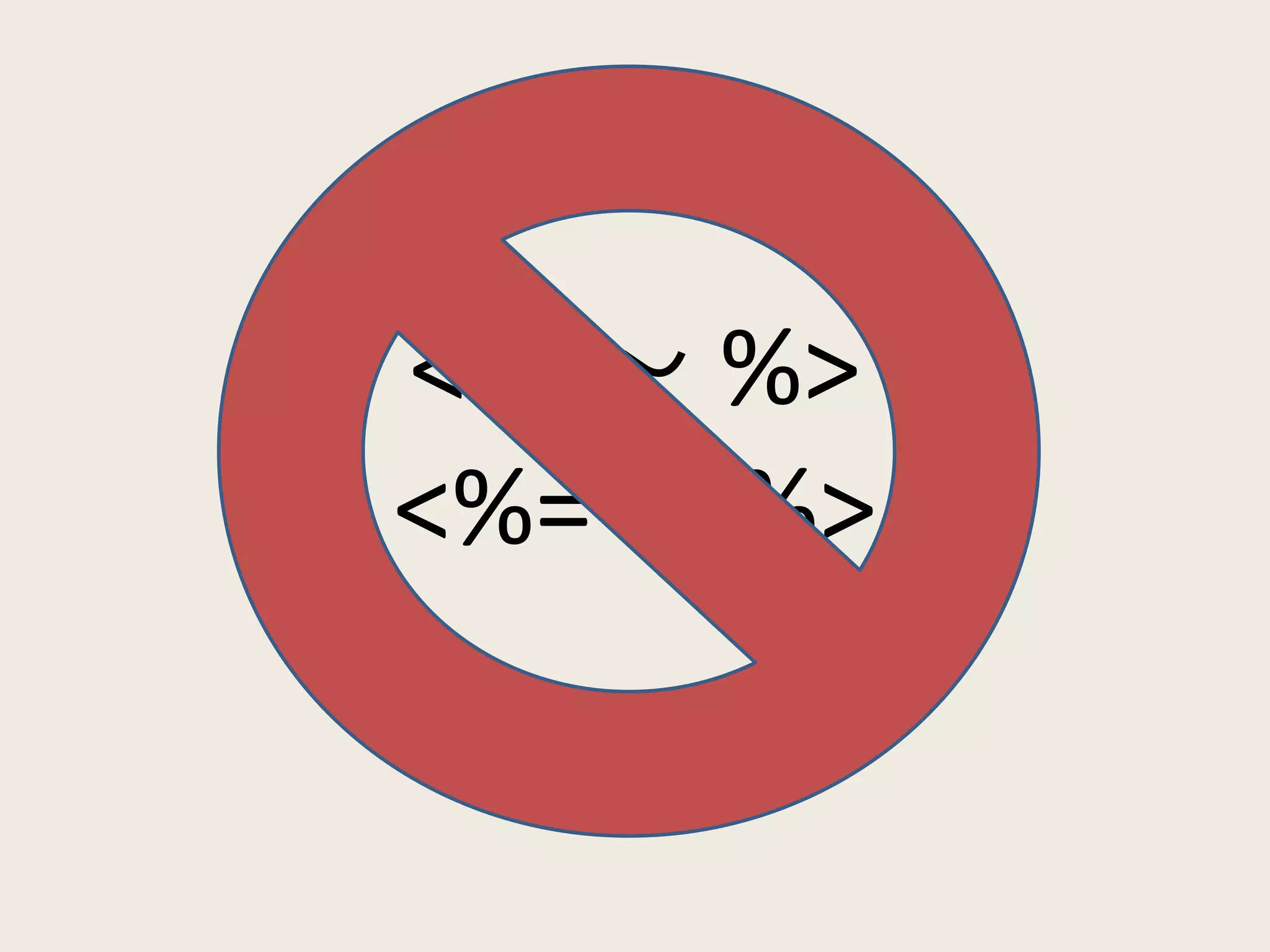 <% ～ %> 
<%=～ %> 
 