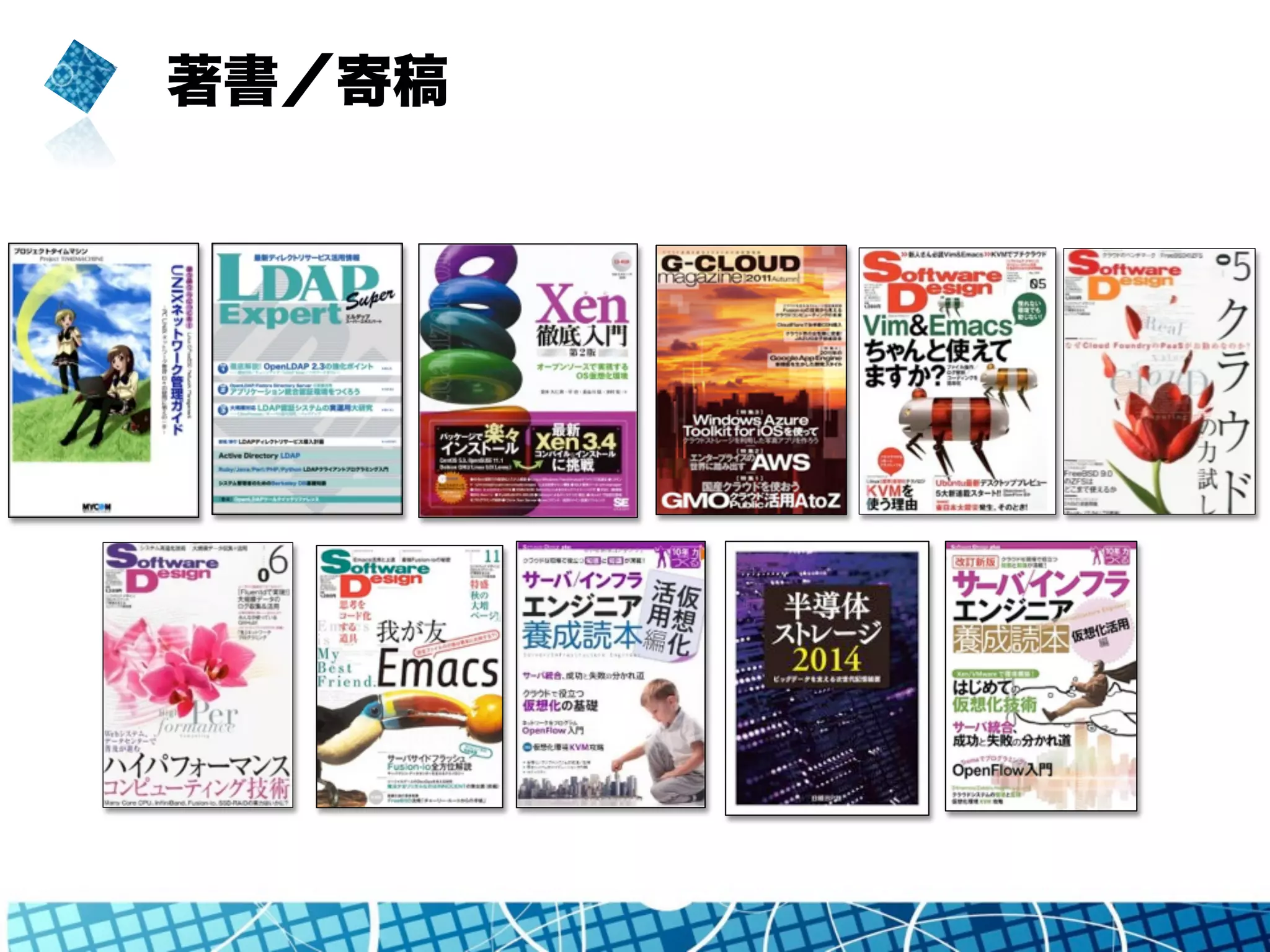 著書／寄稿 
 