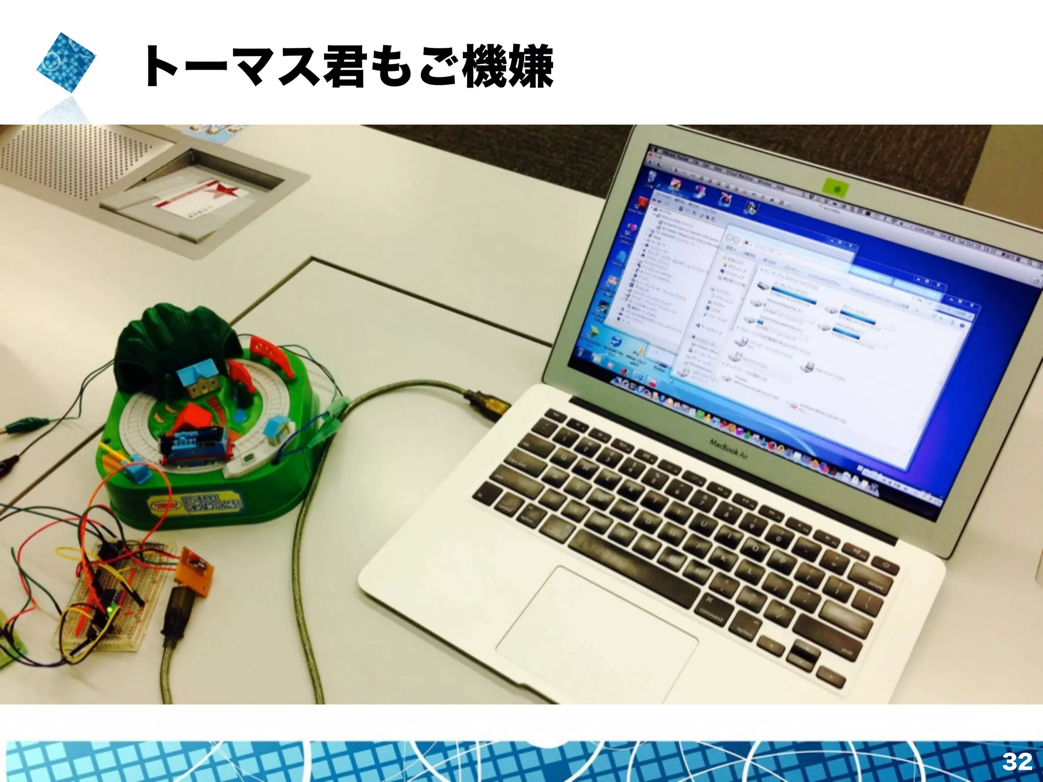 トーマス君もご機嫌 
32 
 