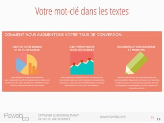 Votre mot-clé dans les textes 
 
