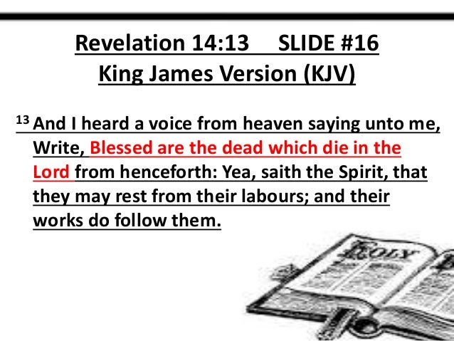 flee follow fight and hold on and their works do follow them