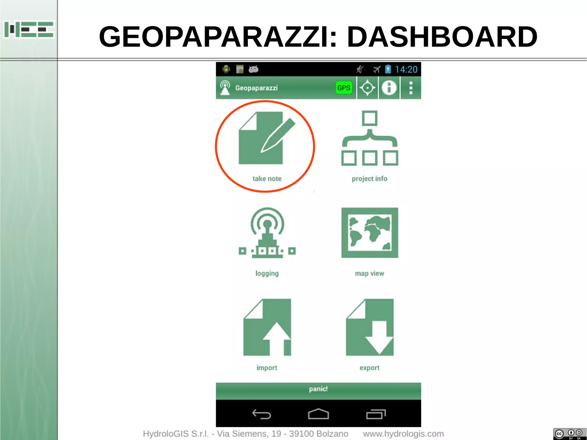 GEOPAPARAZZI: DASHBOARD 
 