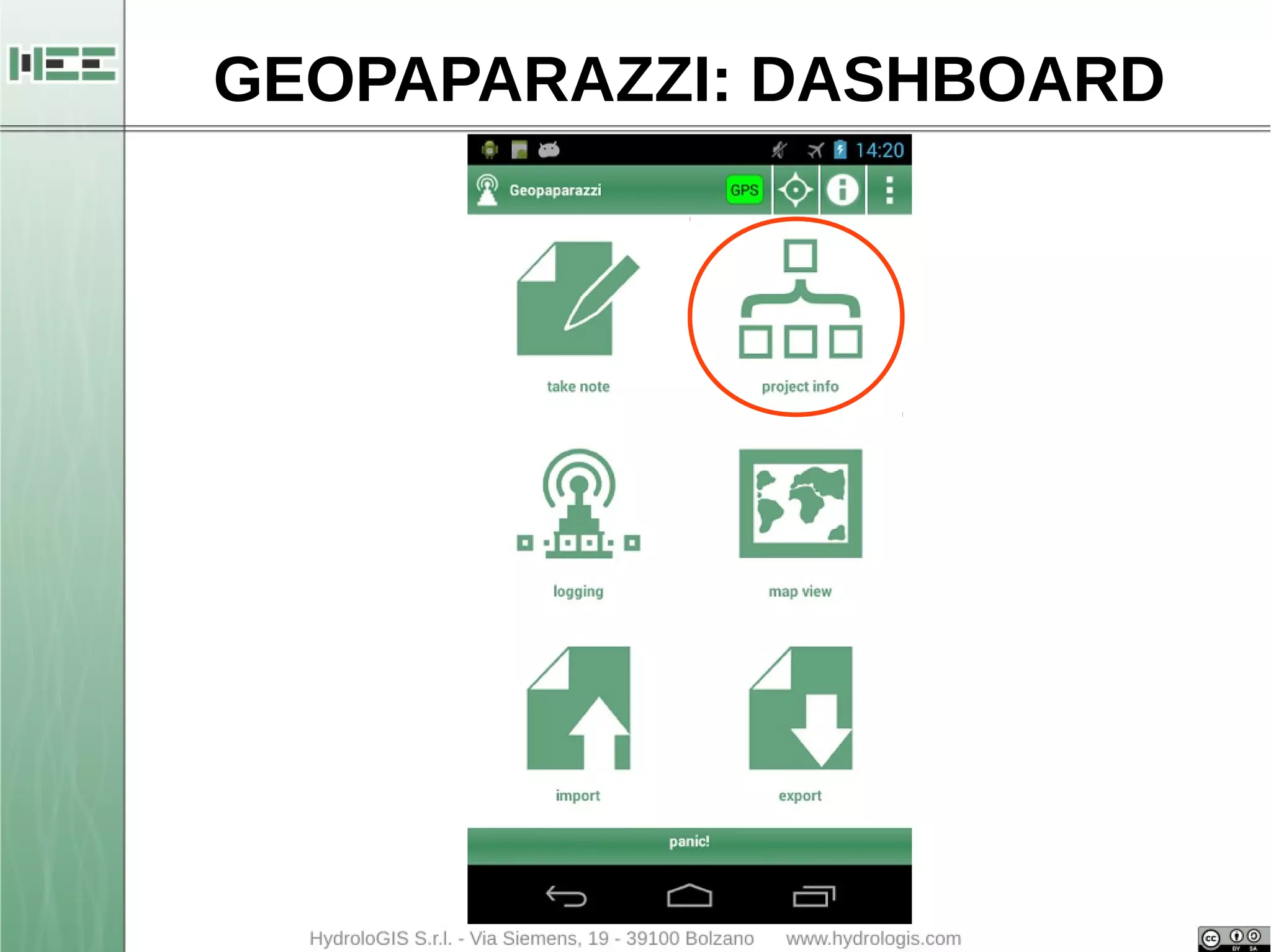 GEOPAPARAZZI: DASHBOARD 
 