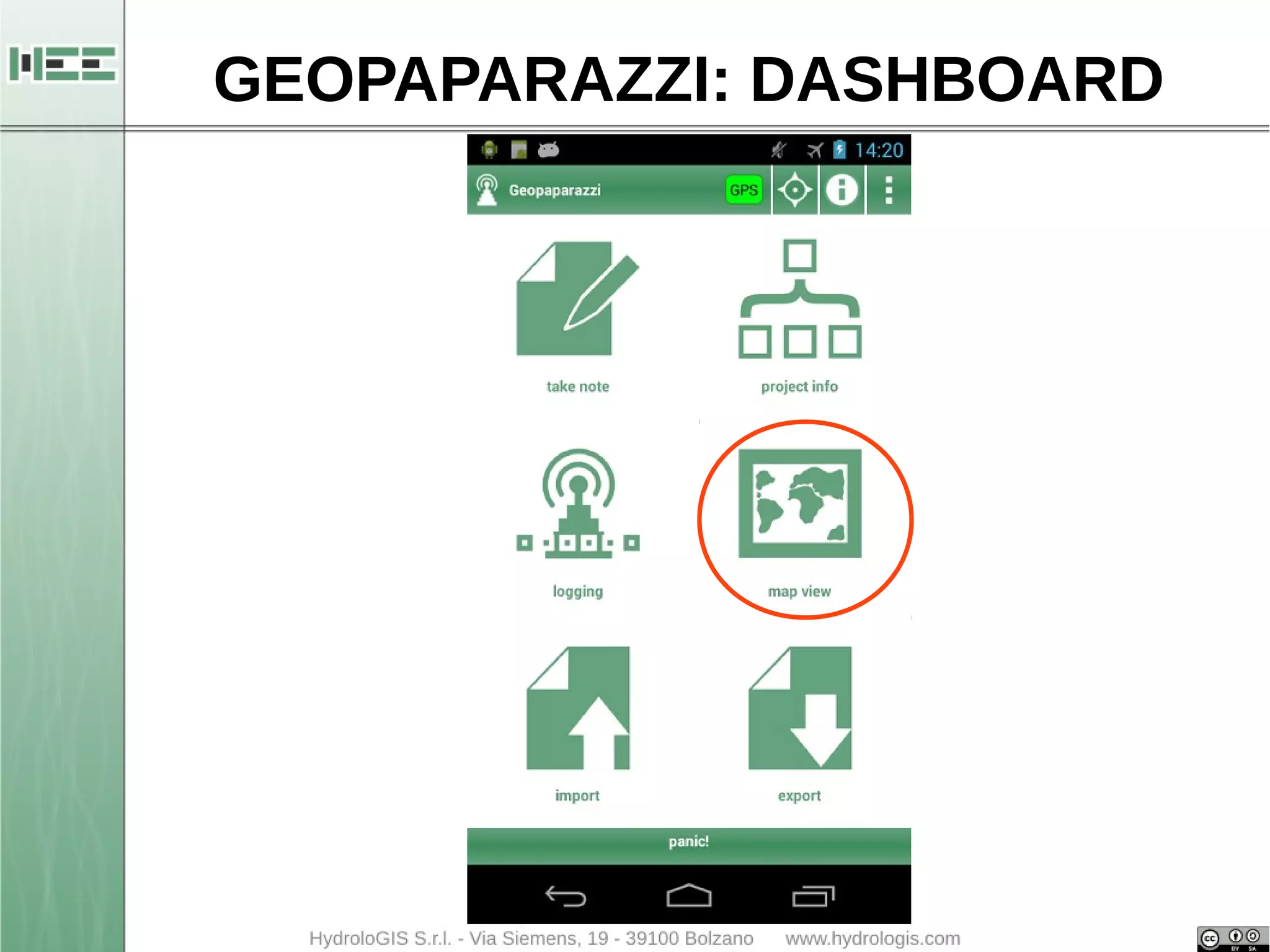 GEOPAPARAZZI: DASHBOARD 
 