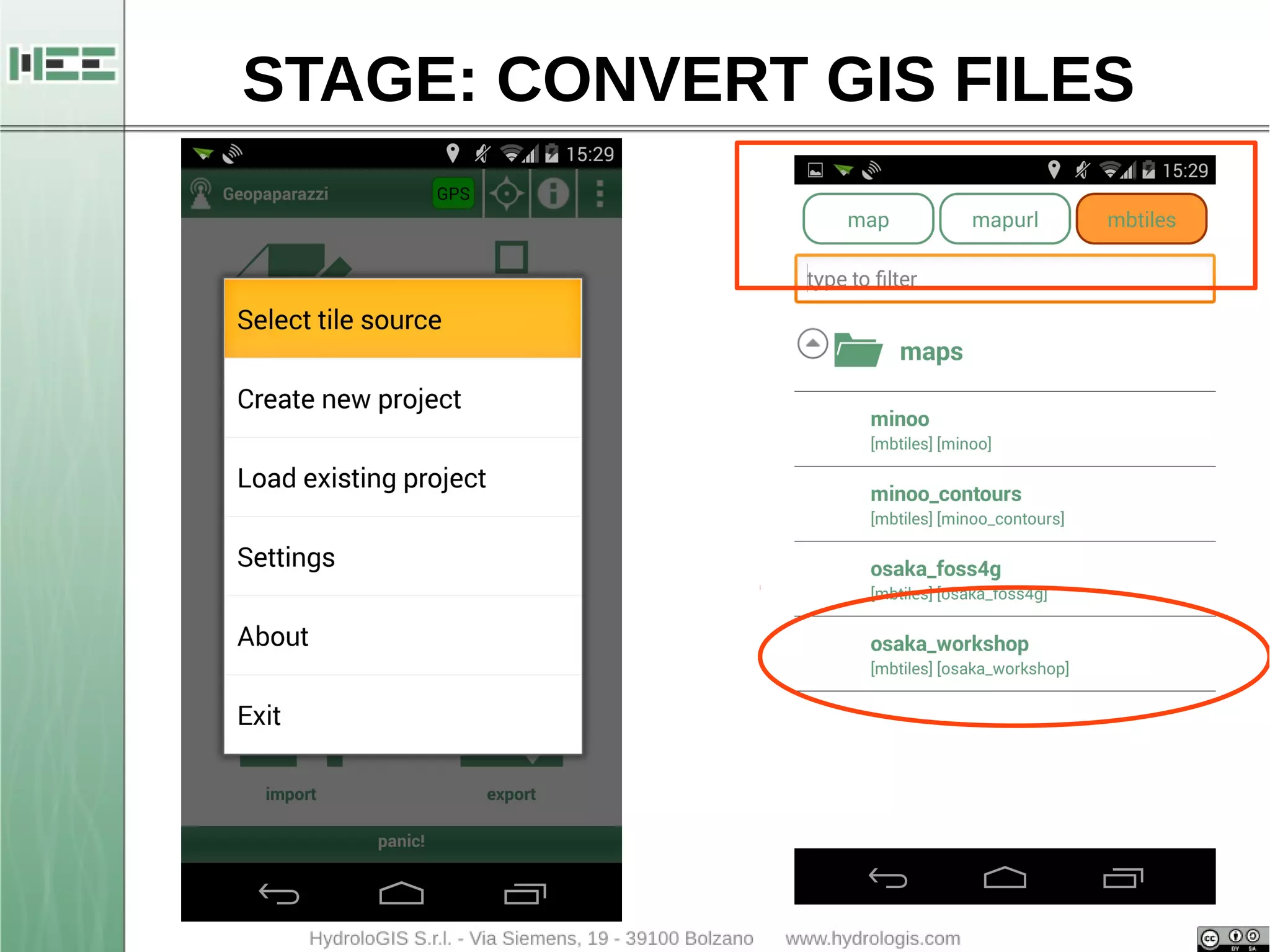STAGE: CONVERT GIS FILES 
 