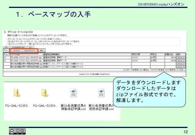 FOSS4G2014Osakaハンズオン:「QGISによるジオリファレンス入門」,大阪市立大学梅田サテライトキャンパス(大阪市),2013年10月27日.