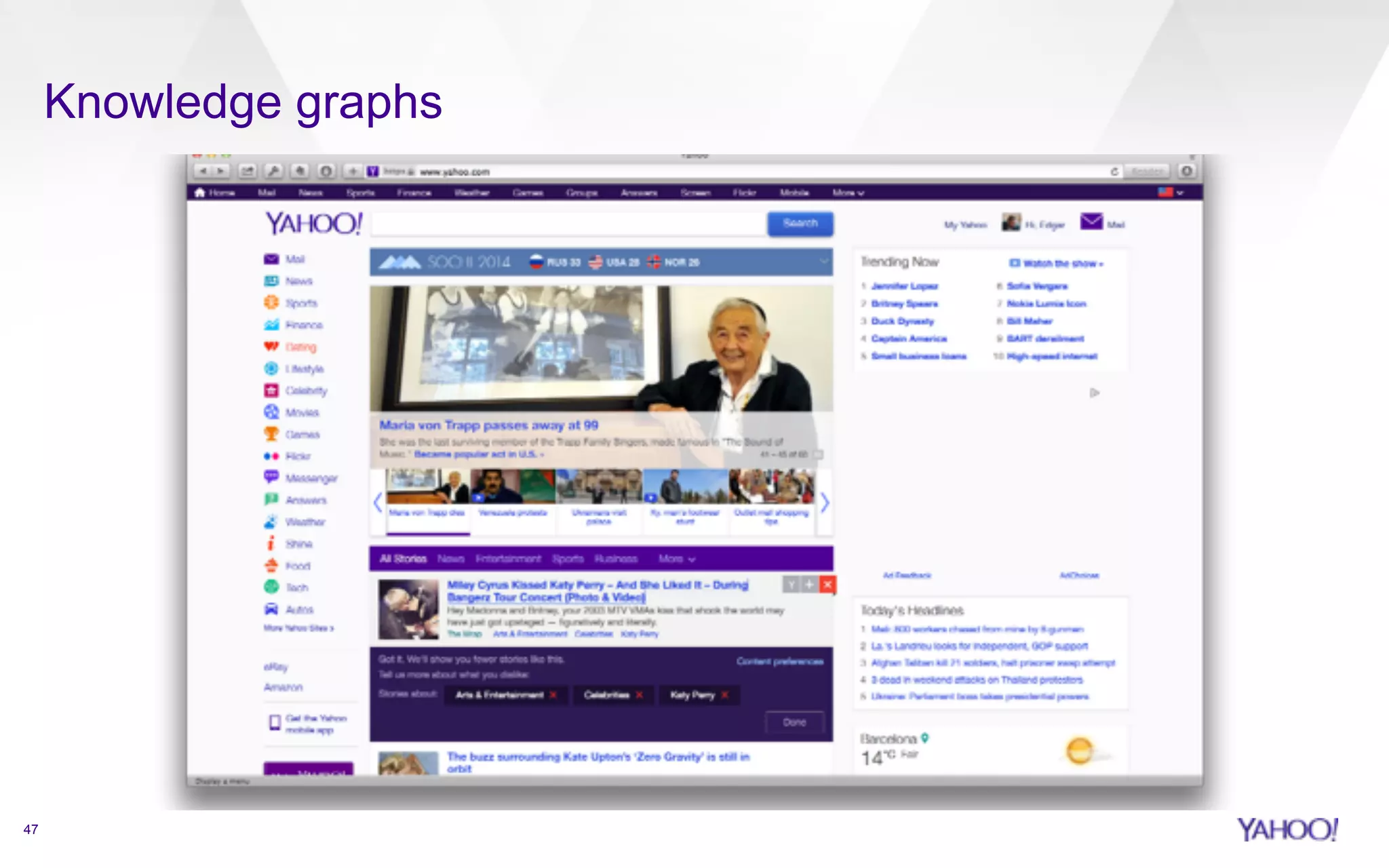 Knowledge graphs 
47 
 