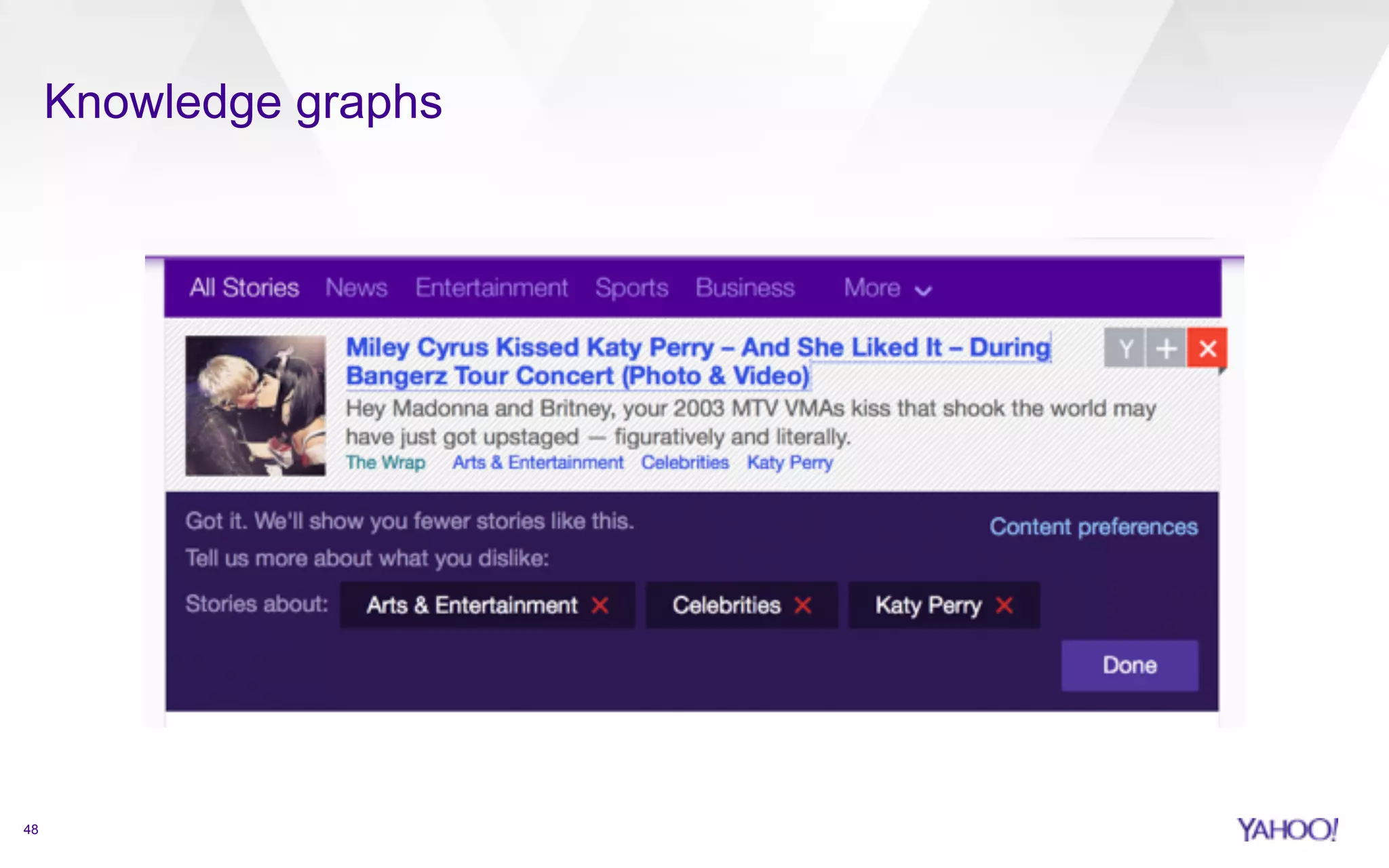 Knowledge graphs 
48 
 