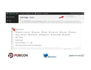 Every Page / Post Offers More: 
 