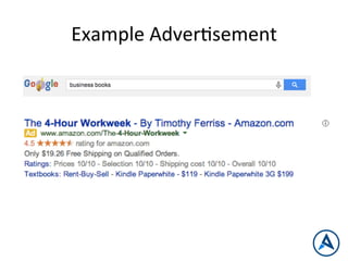 Example	
  AdverPsement	
  
 