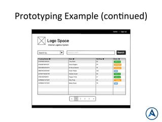 Prototyping	
  Example	
  (conPnued)	
  
 