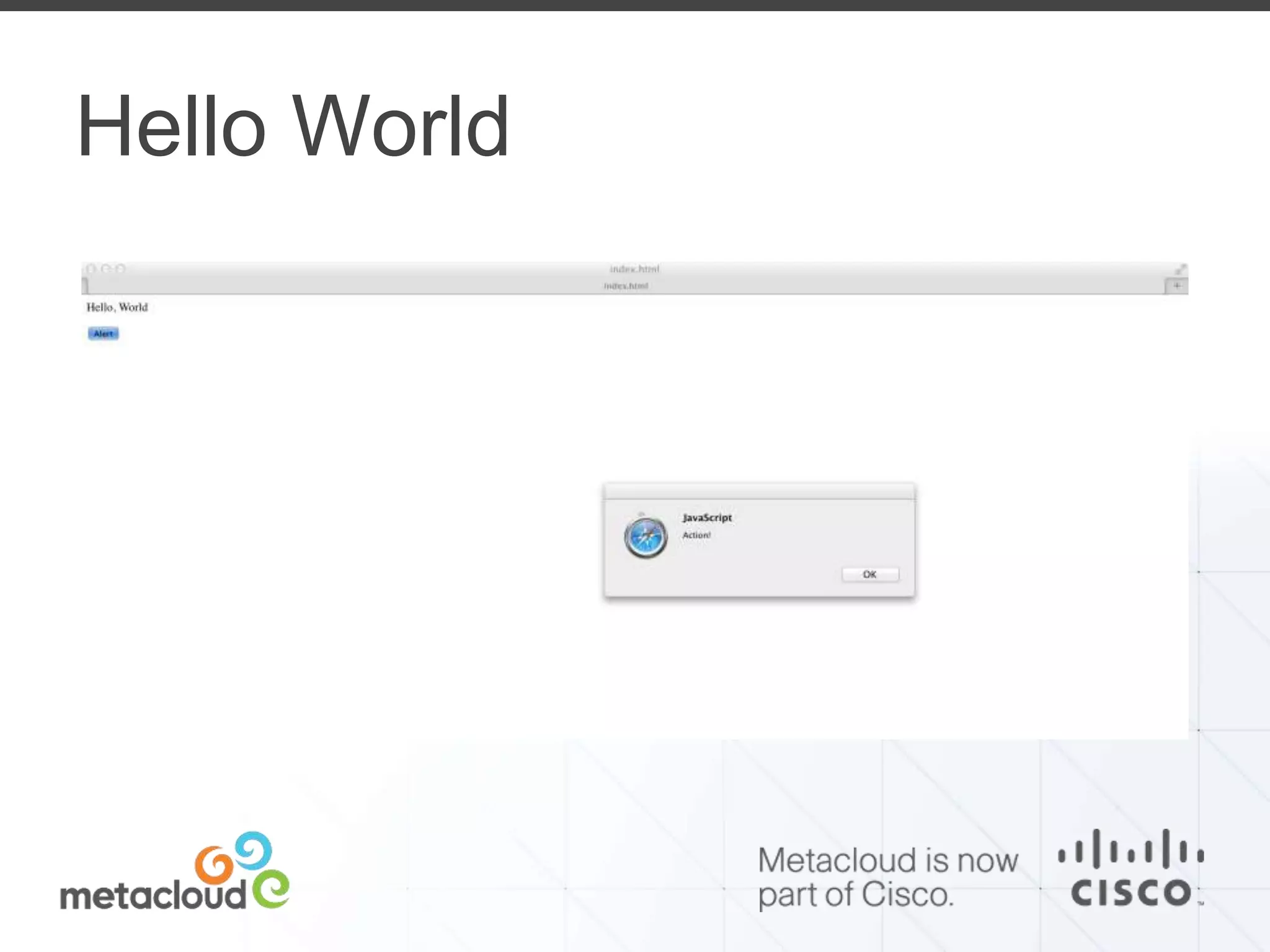 Hello World 
 