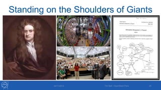 Standing on the Shoulders of Giants 
04/11/2014 Tim Bell - OpenStack Paris 25 
 