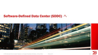 Software-Defined Data Center (SDDC) へ 
12 
© 2014 Brocade Communications Systems, Inc. Company Proprietary Information / vForum 2014 
2014/11/5 
 