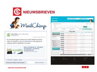 NIEUWSBRIEVEN 
CREATIEF SCHRIJVEN VZW 
 