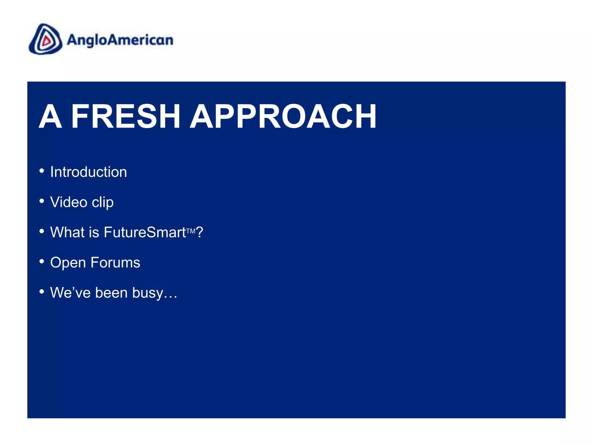 Mining and innovation: a fresh approach | PPT 