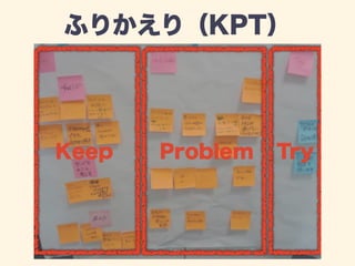 ふりかえり（KPT） 
 
