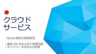 2 
クラウド 
サービス 
 