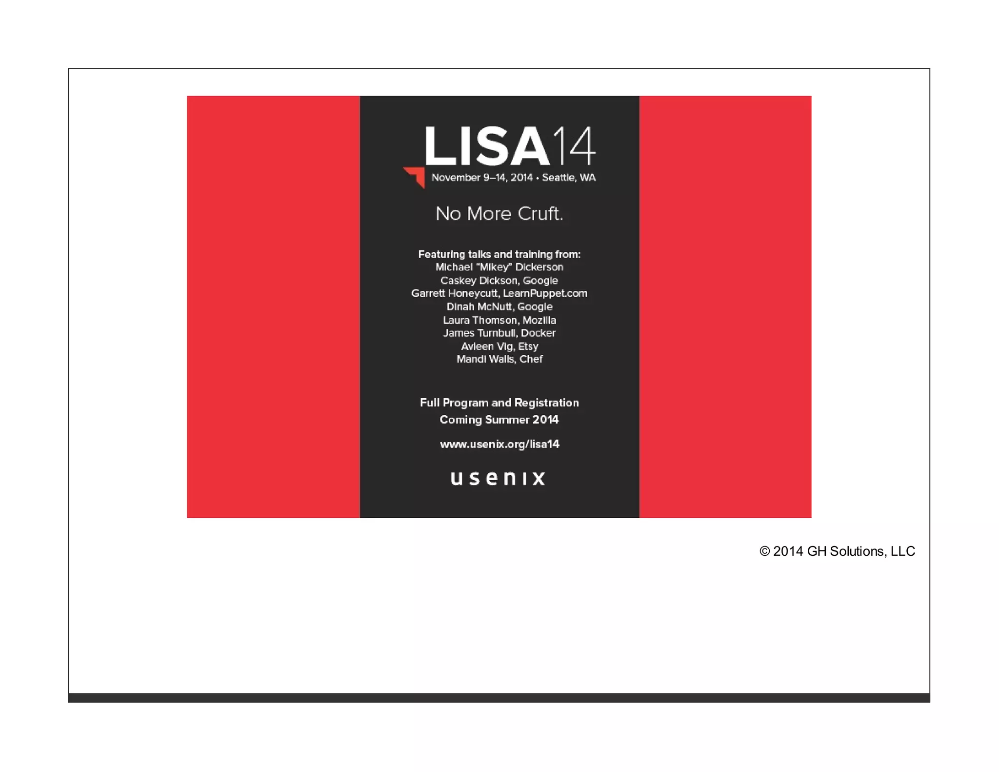 © 2014 GH Solutions, LLC 
 