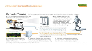 2. Innovation: Biohackables (exoskeleton)
 