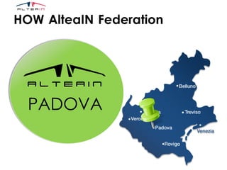 HOW AlteaIN Federation
PADOVA
 
