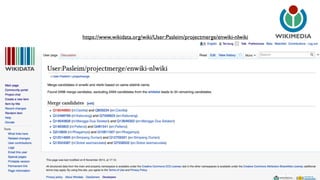 NEDERLAND 
https://www.wikidata.org/wiki/User:Pasleim/projectmerge/enwiki-nlwiki 
 