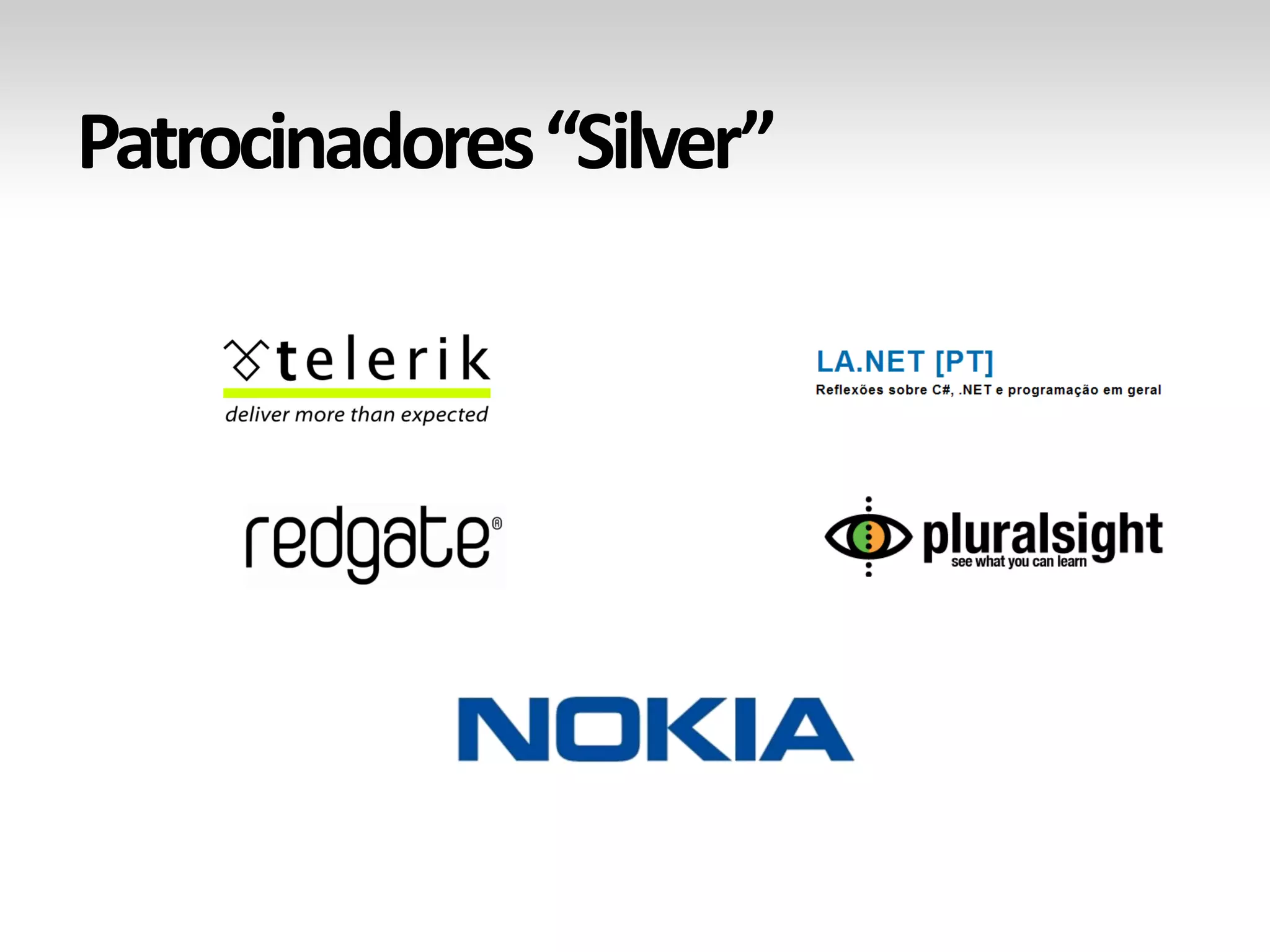 Patrocinadores “Silver”  