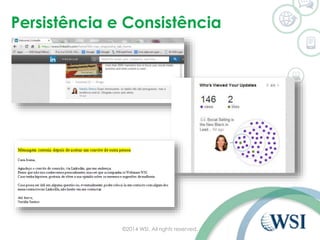 Persistência e Consistência 
©2014 WSI. All rights reserved. 
 