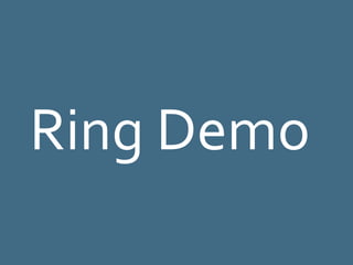 Ring 
Demo 
 