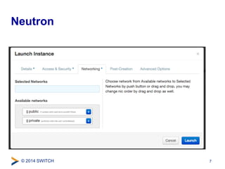 Neutron 
© 2014 SWITCH 
7 
 