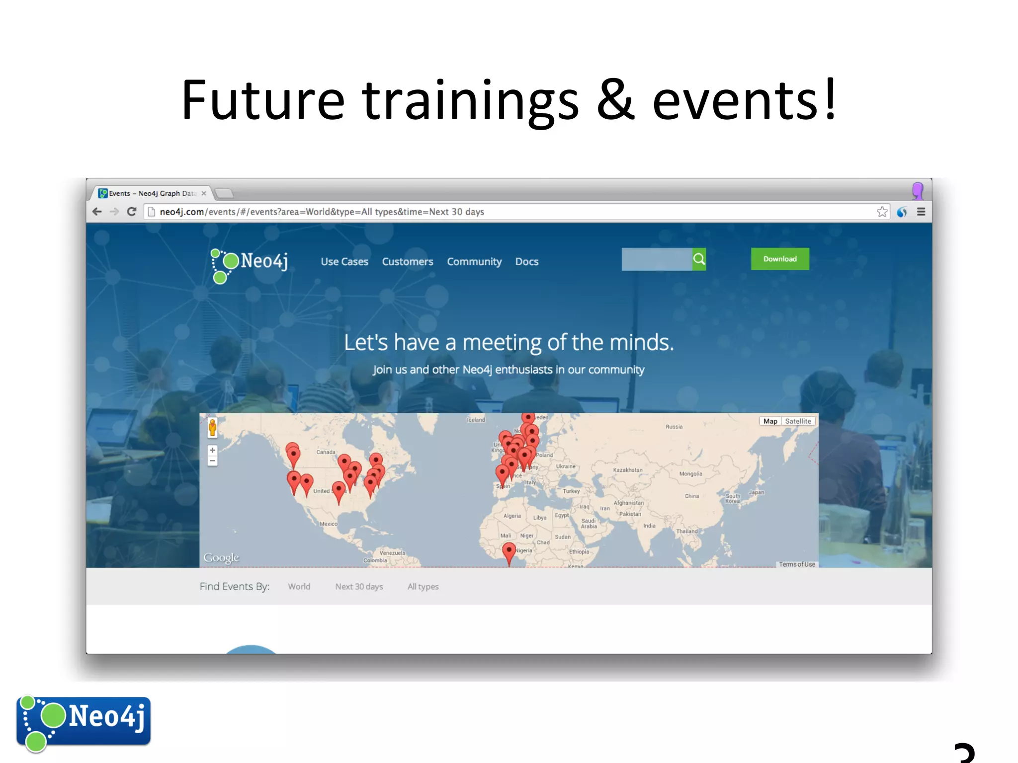 Future 
trainings 
 
events! 
3 
 