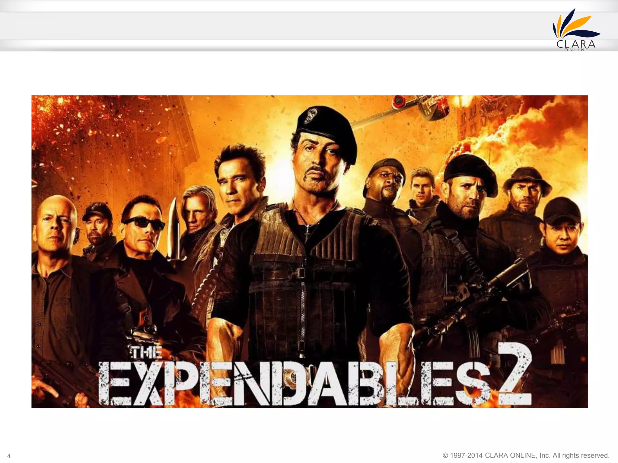 © 1997-2014 CLARA ONLINE, 4 Inc. All rights reserved. 
 