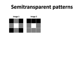 Semitransparent patternsImage1Image2  