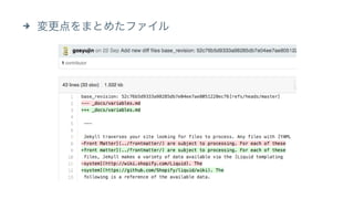 4 変更点をまとめたファイル 
 