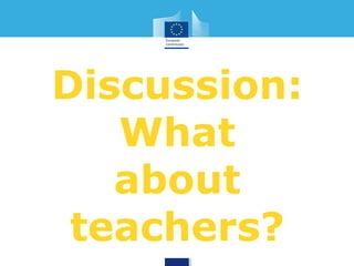 Discussion: 
What 
about 
teachers? 
 