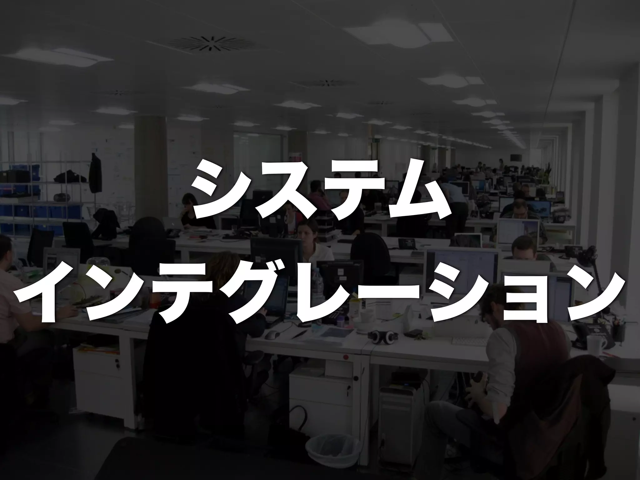 19 
システム 
インテグレーション 
 