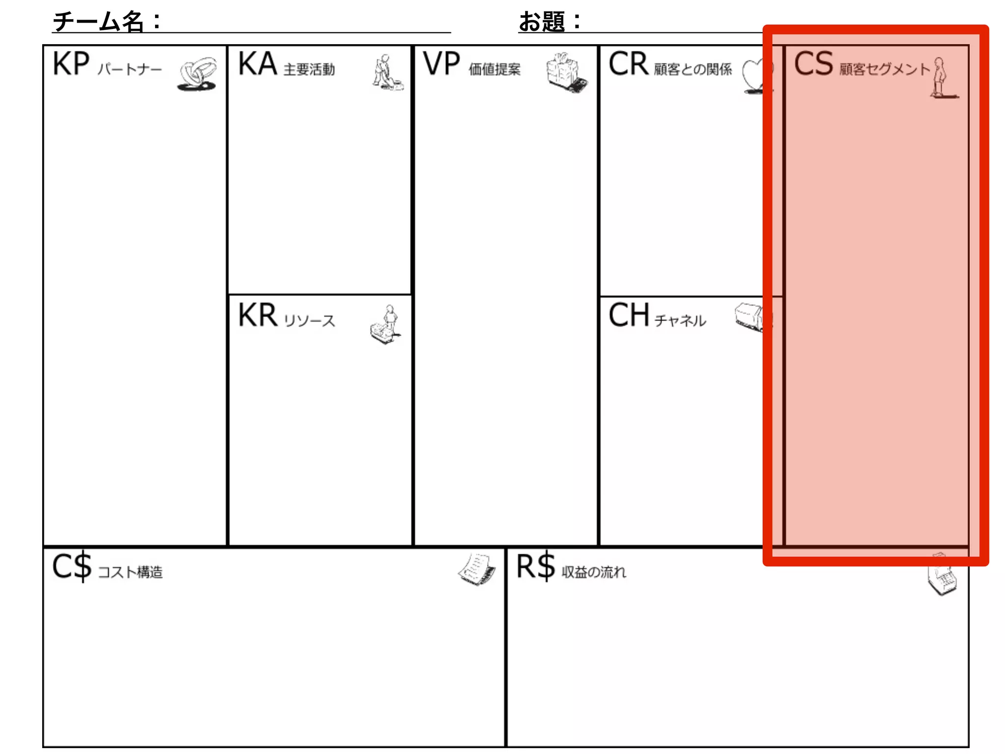 チーム名：　　　　　　　　　　　　お題：　　　　　　　　　　　　　　　　 
 