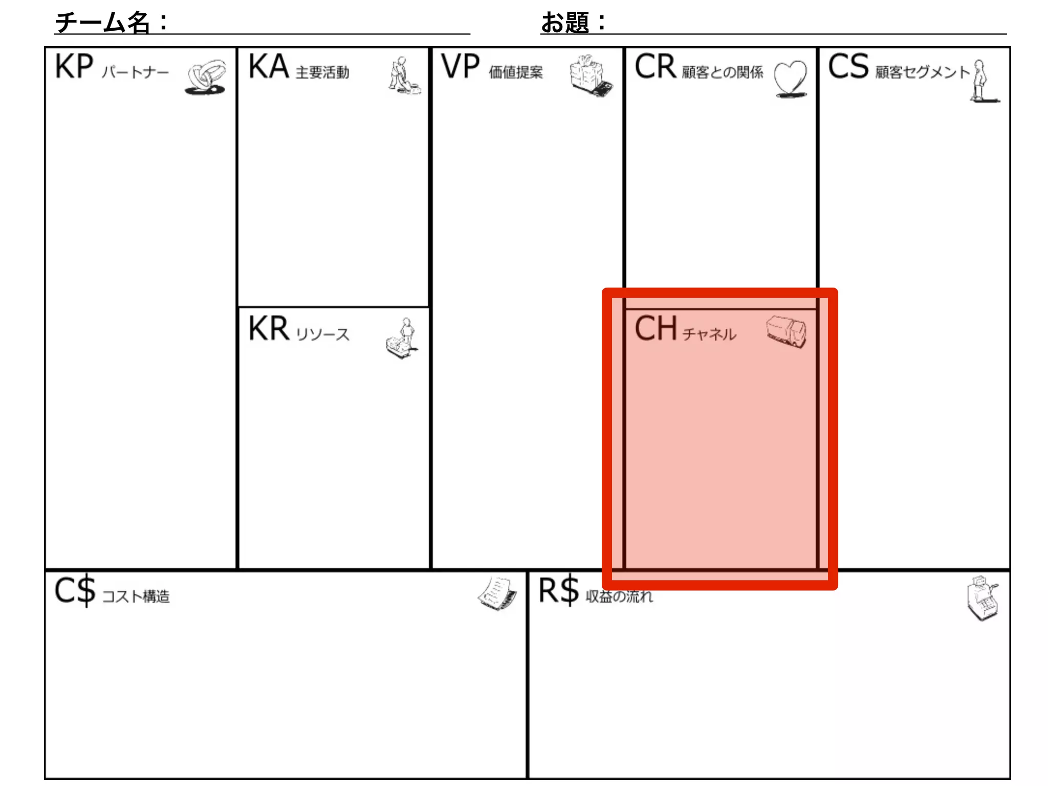 チーム名：　　　　　　　　　　　　お題：　　　　　　　　　　　　　　　　 
 