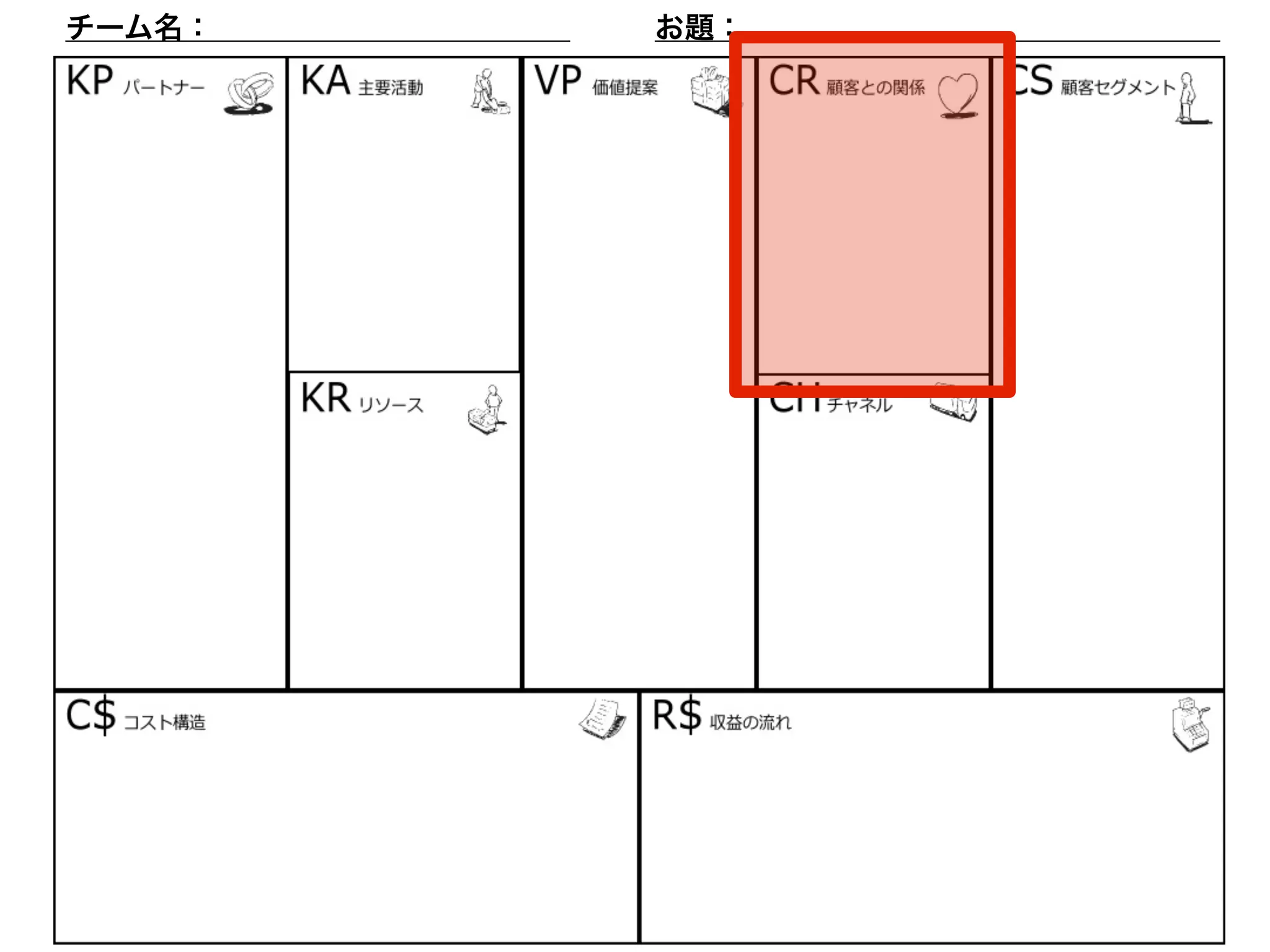 チーム名：　　　　　　　　　　　　お題：　　　　　　　　　　　　　　　　 
 