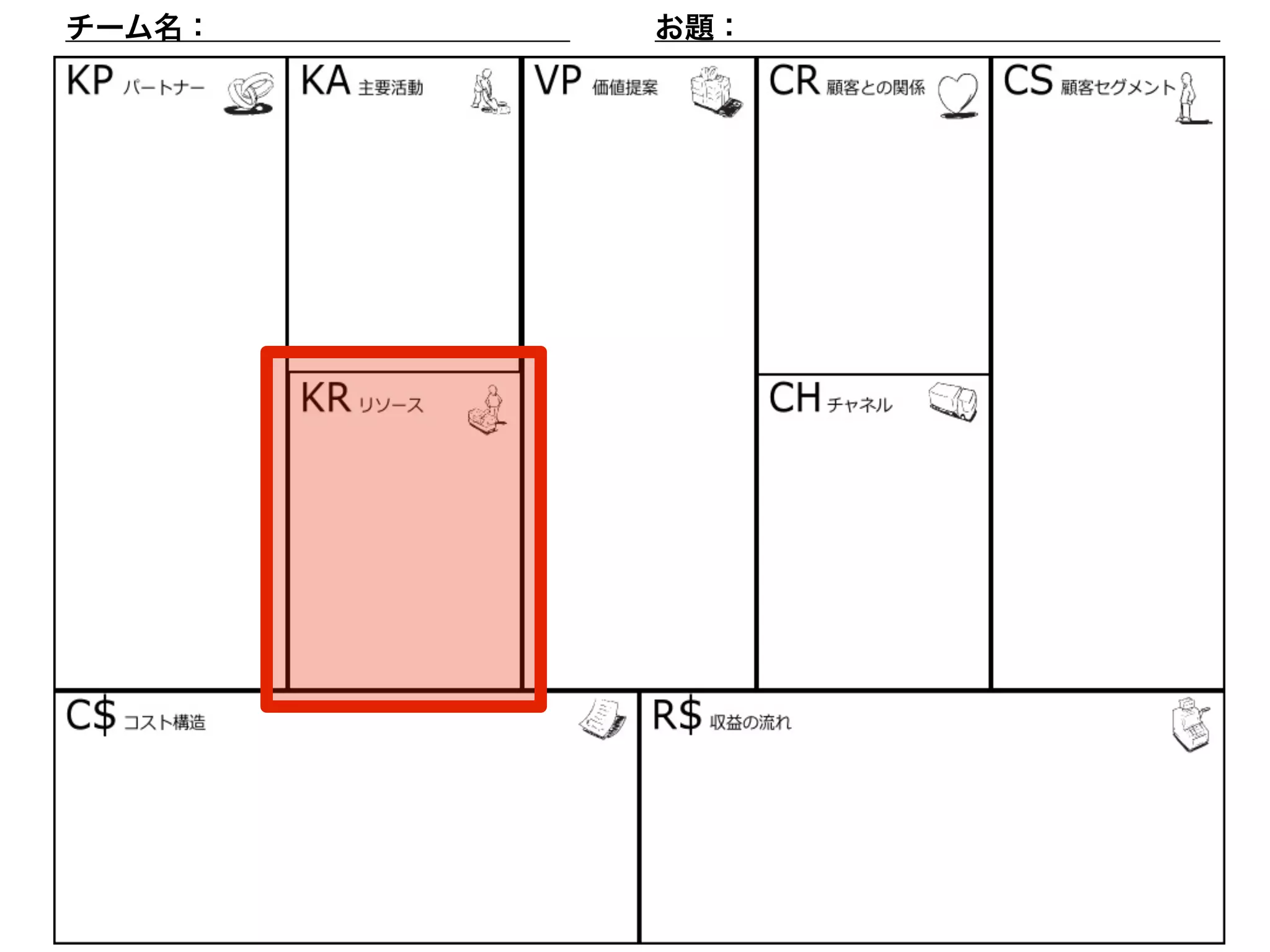 チーム名：　　　　　　　　　　　　お題：　　　　　　　　　　　　　　　　 
 