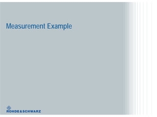 Measurement Example
 