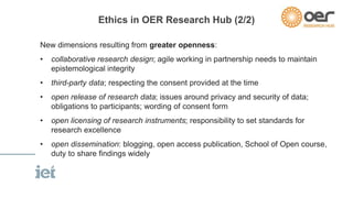 Morality and open education
Paris Declaration on OER (2012) builds on the previous ten years of OER
advocacy as well as ar...