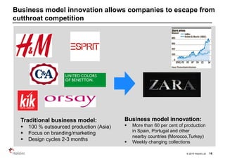 © 2014 Holcim Ltd
Business model innovation allows companies to escape from
cutthroat competition
19
Traditional business ...