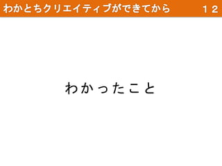 わ か っ た こ と
 